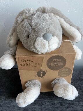 NIB Little Toasties Heat & Hug Bunny Plush